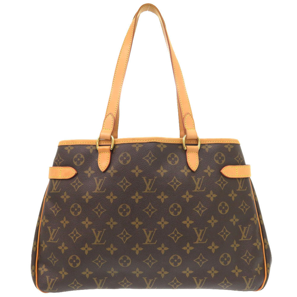 LOUIS VUITTON Tote Bag M51154 Monogram canvas Brown Monogram Batignolles Horizontal Women