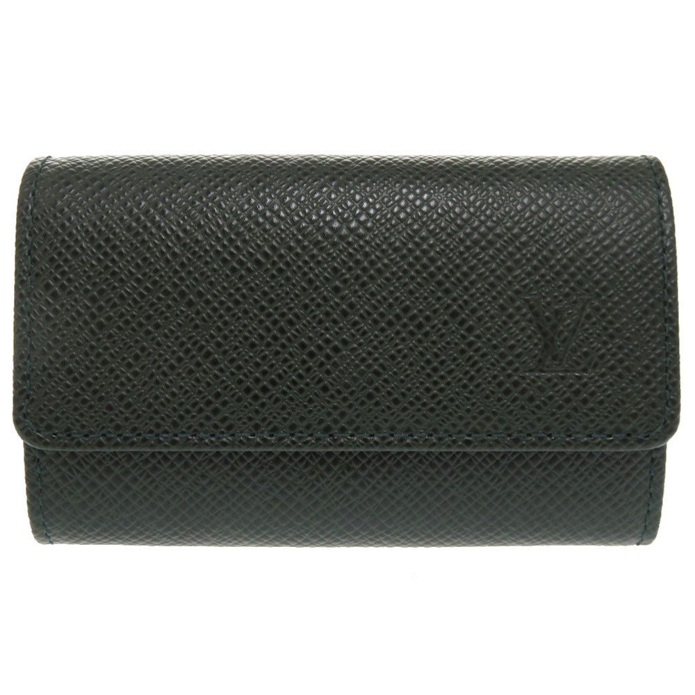 LOUIS VUITTON Key case Key holder  M30534 Taiga Leather Deep green Taiga Multicles6 mens