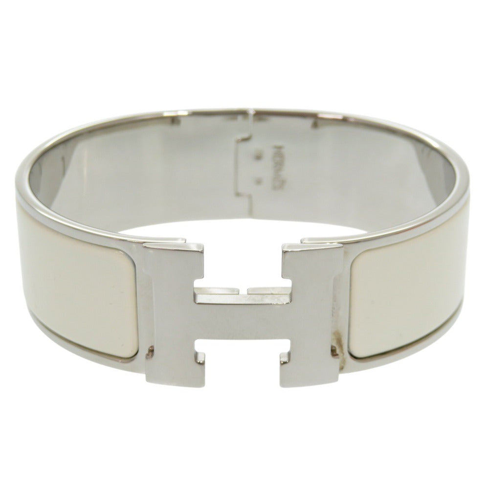 HERMES Bangle metal white clicclacGM