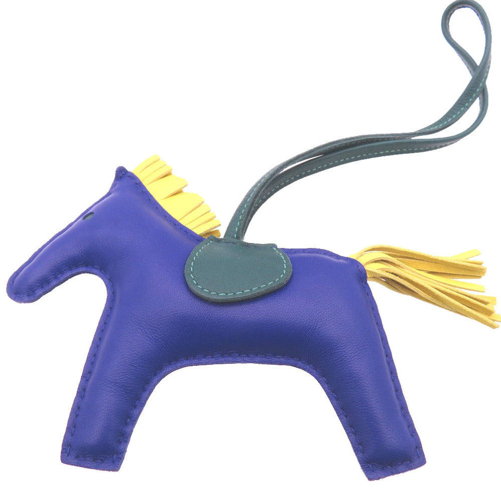 HERMES key ring Anyo Miro Blue Electric Rodeo MM charm Women