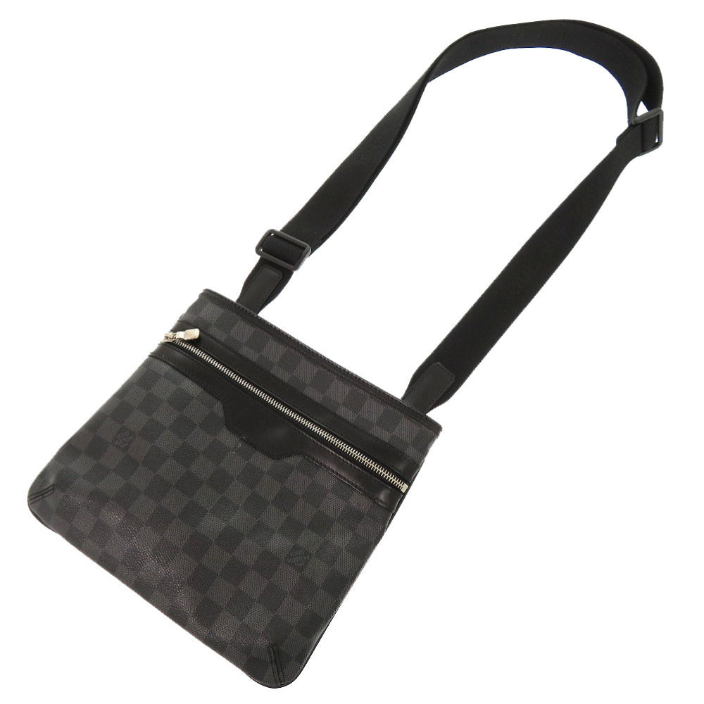 LOUIS VUITTON Shoulder Bag N58028 Damier Grafitto Canvas gray Damier Graphite Tomas Women