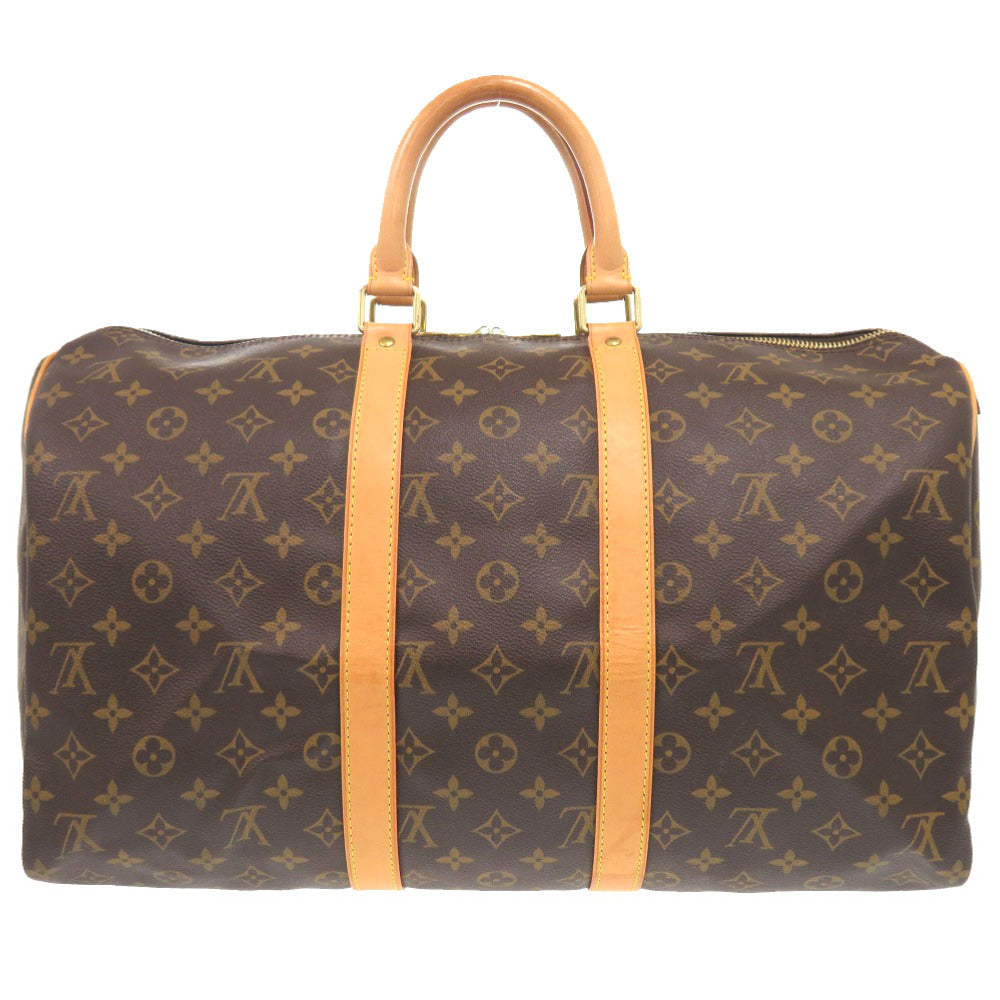 LOUIS VUITTON Boston Duffel bag M41428 Monogram canvas Brown Monogram Keepall 45