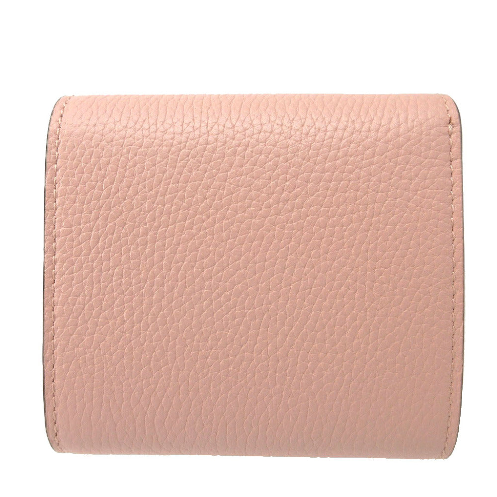 GUCCI Bifold Wallet 745981 leather pink Compact wallet Horsebit Women
