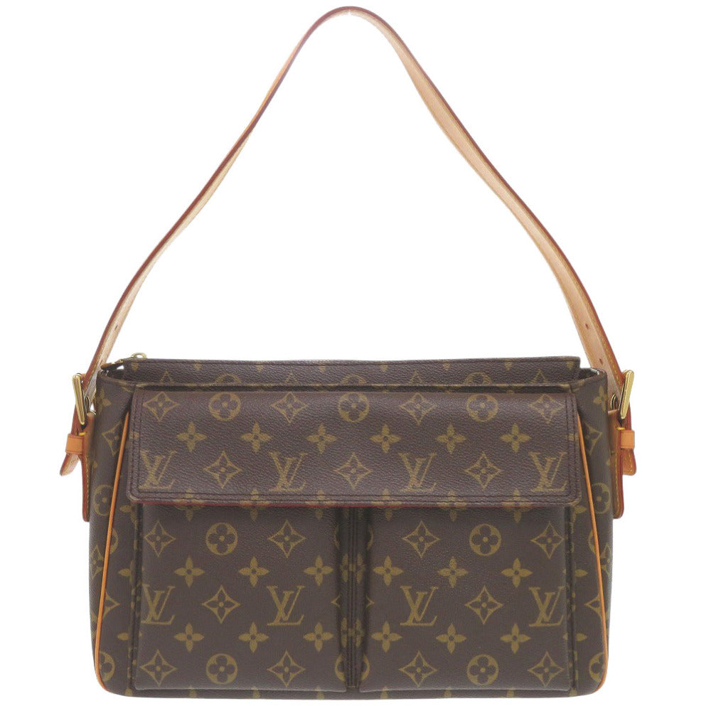 LOUIS VUITTON Shoulder Bag M51163  Monogram canvas Brown Monogram Vivasite GM