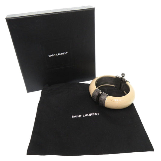 SAINT LAURENT PARIS Bangle plastic Ivory Women