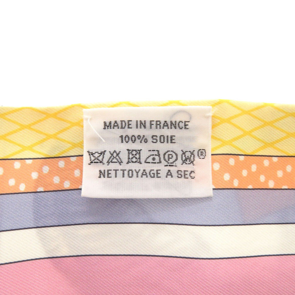 HERMES scarf silk multicolor Twilly Grand Theatre Nouveau Women