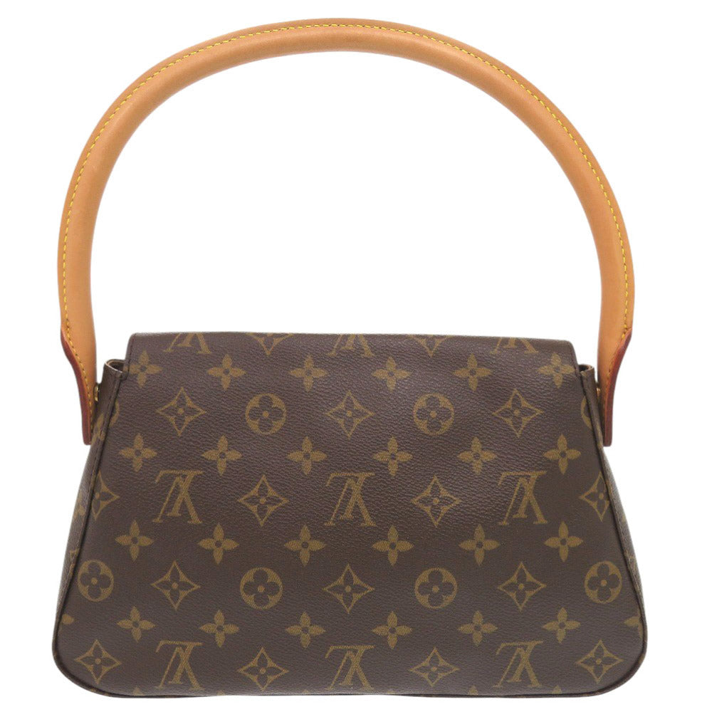LOUIS VUITTON Handbag M51147 Monogram canvas Brown Monogram Mini Looping