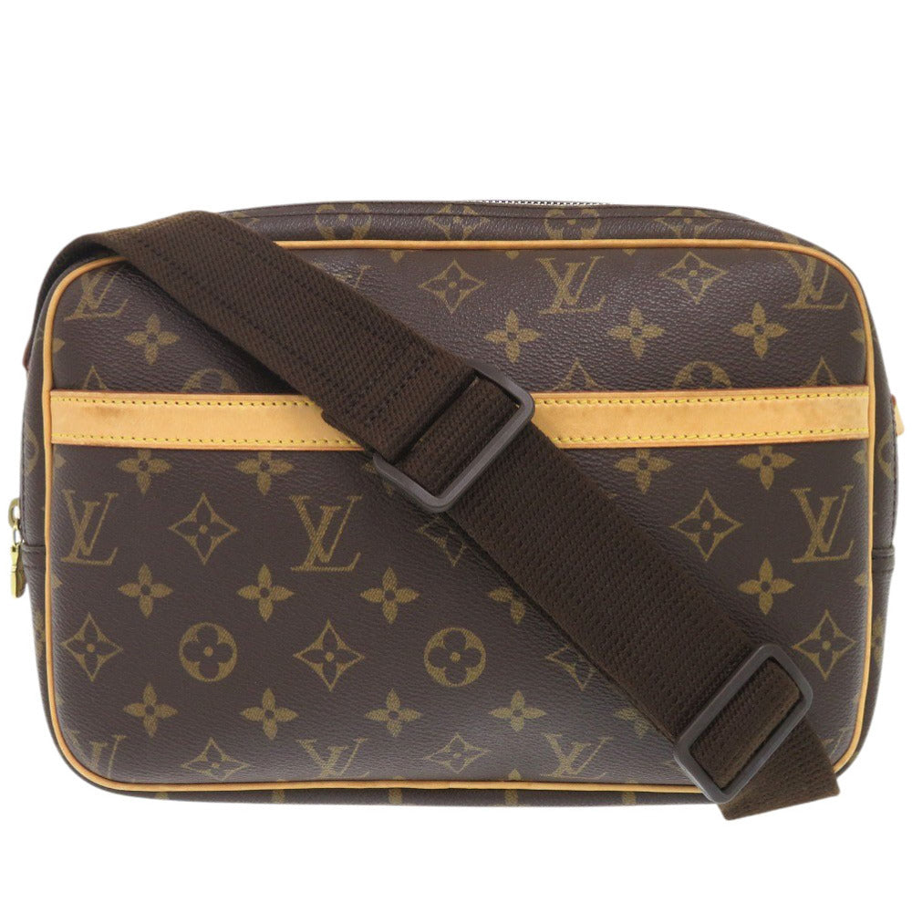 LOUIS VUITTON Shoulder Bag M45254 Monogram canvas Brown Monogram Reporter PM