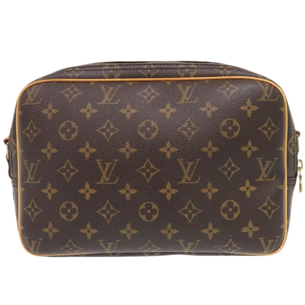 LOUIS VUITTON Shoulder Bag M45254 Monogram canvas Brown Monogram Reporter PM