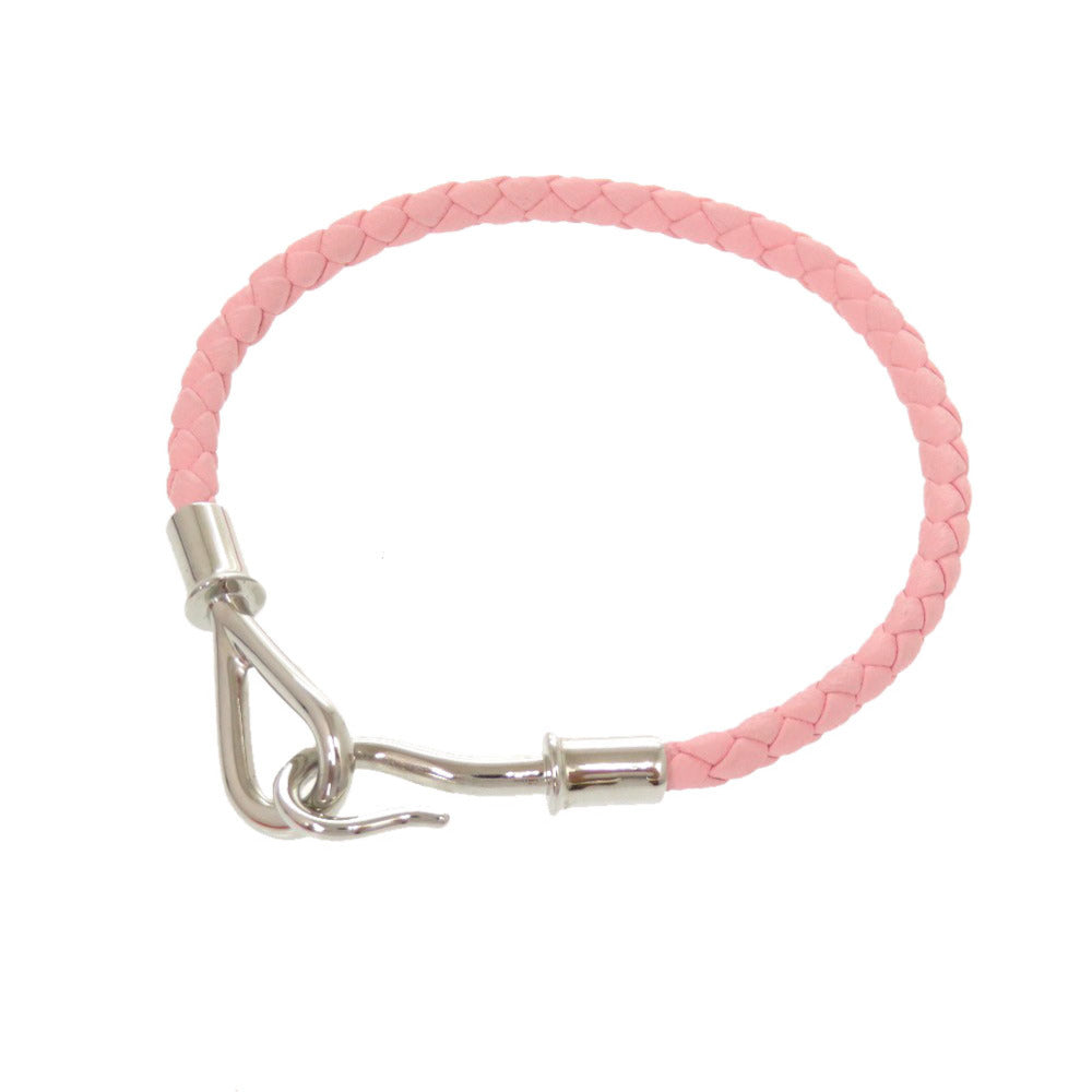 HERMES bracelet leather Rose Confetti Jumbo bracelet Women