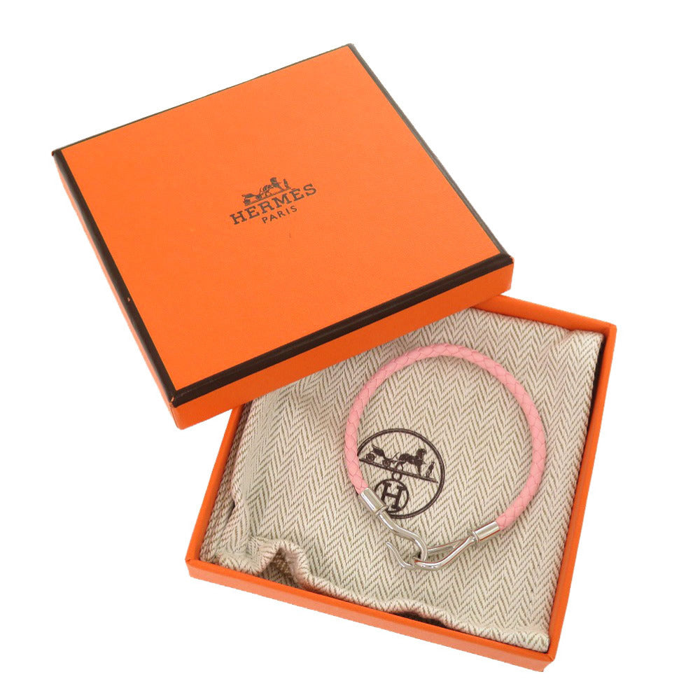 HERMES bracelet leather Rose Confetti Jumbo bracelet Women