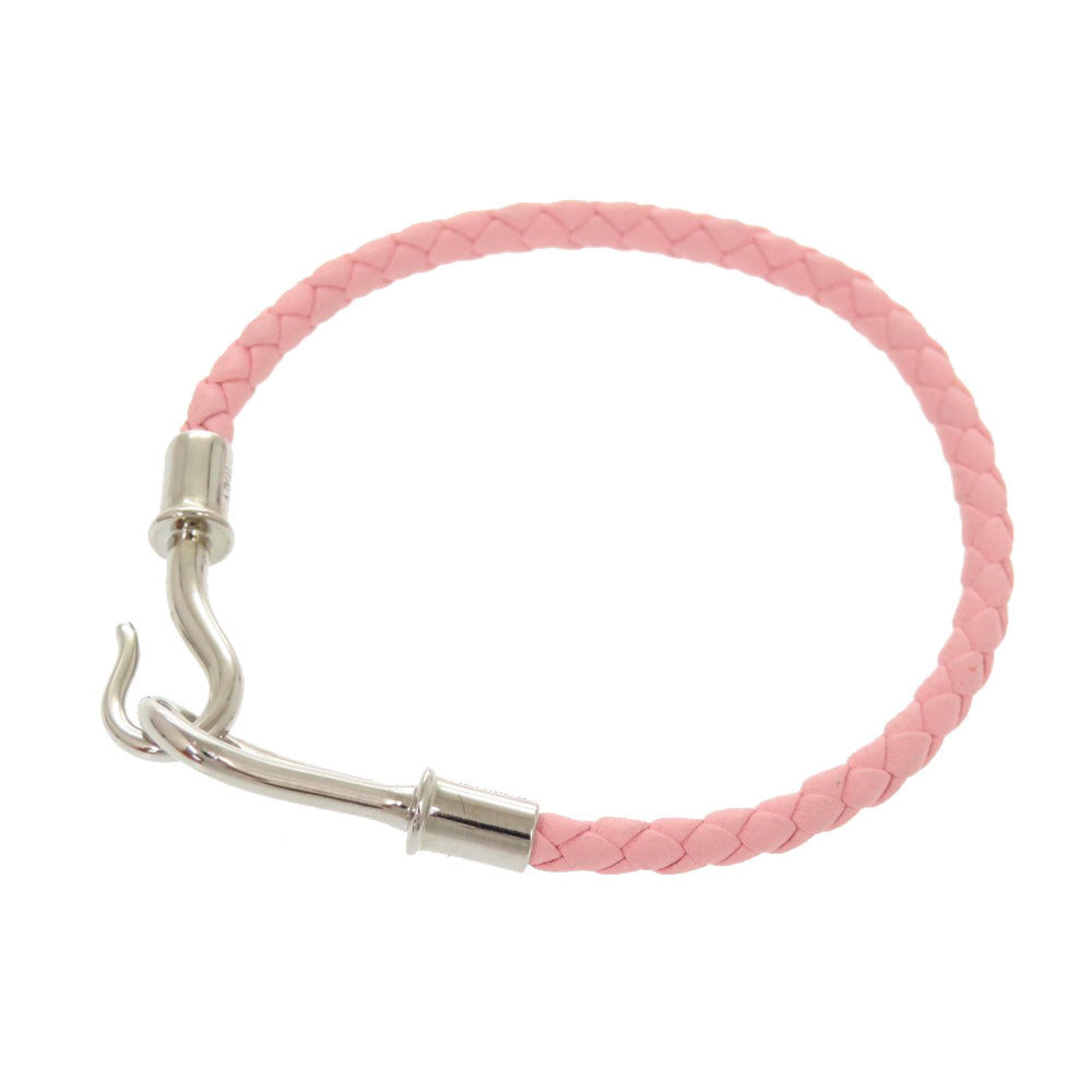 HERMES bracelet leather Rose Confetti Jumbo bracelet Women