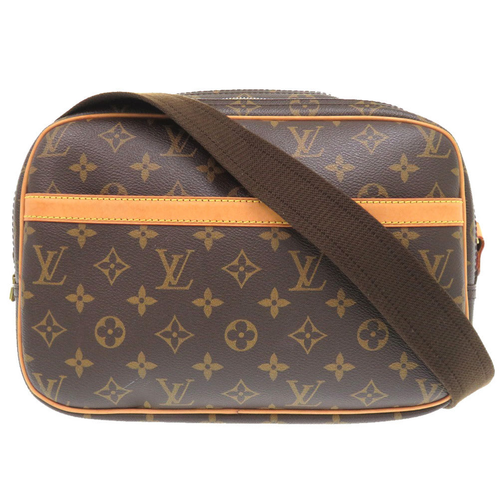 LOUIS VUITTON Shoulder Bag M45254 Monogram canvas Brown Monogram Reporter PM Women(Unisex)