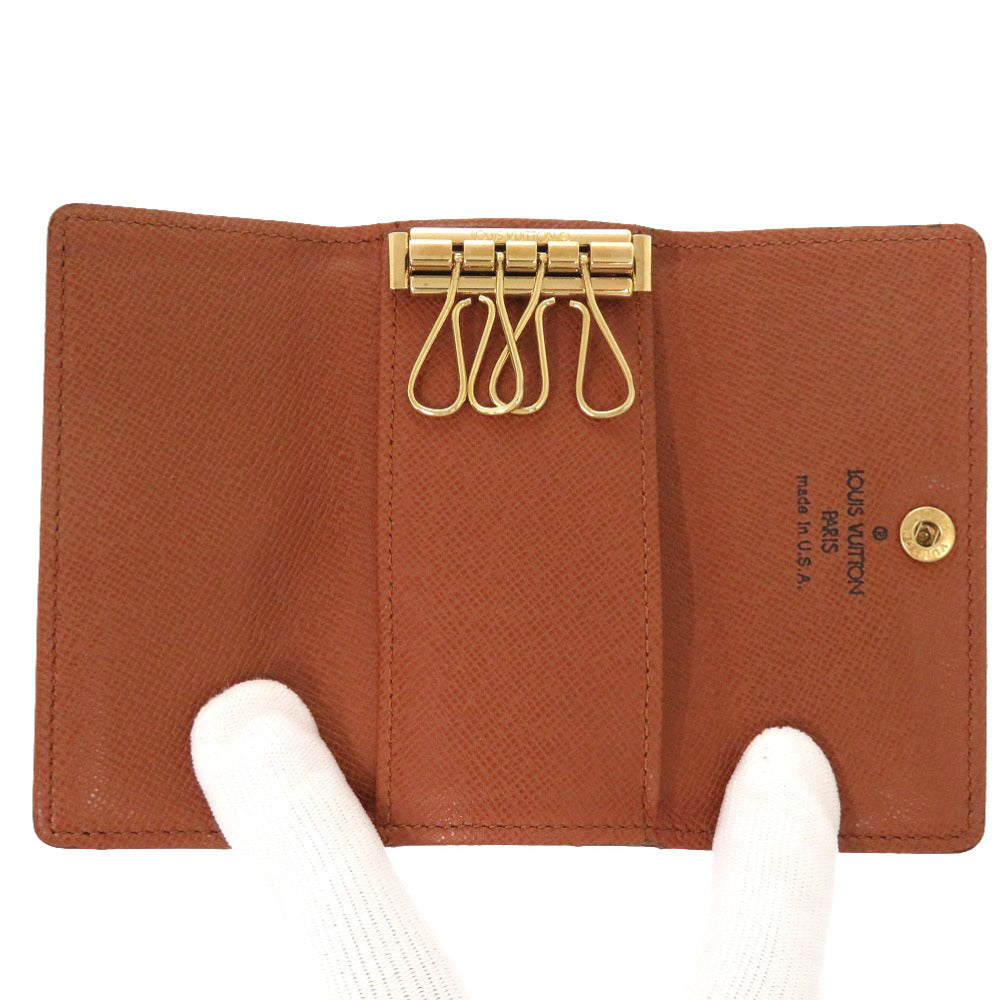 LOUIS VUITTON Key case Key holder  M69517 Monogram canvas Brown Monogram Multicles4 Women