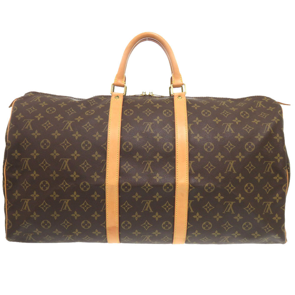 LOUIS VUITTON Boston Duffel bag M41424 Monogram canvas Brown Monogram Keepall 55