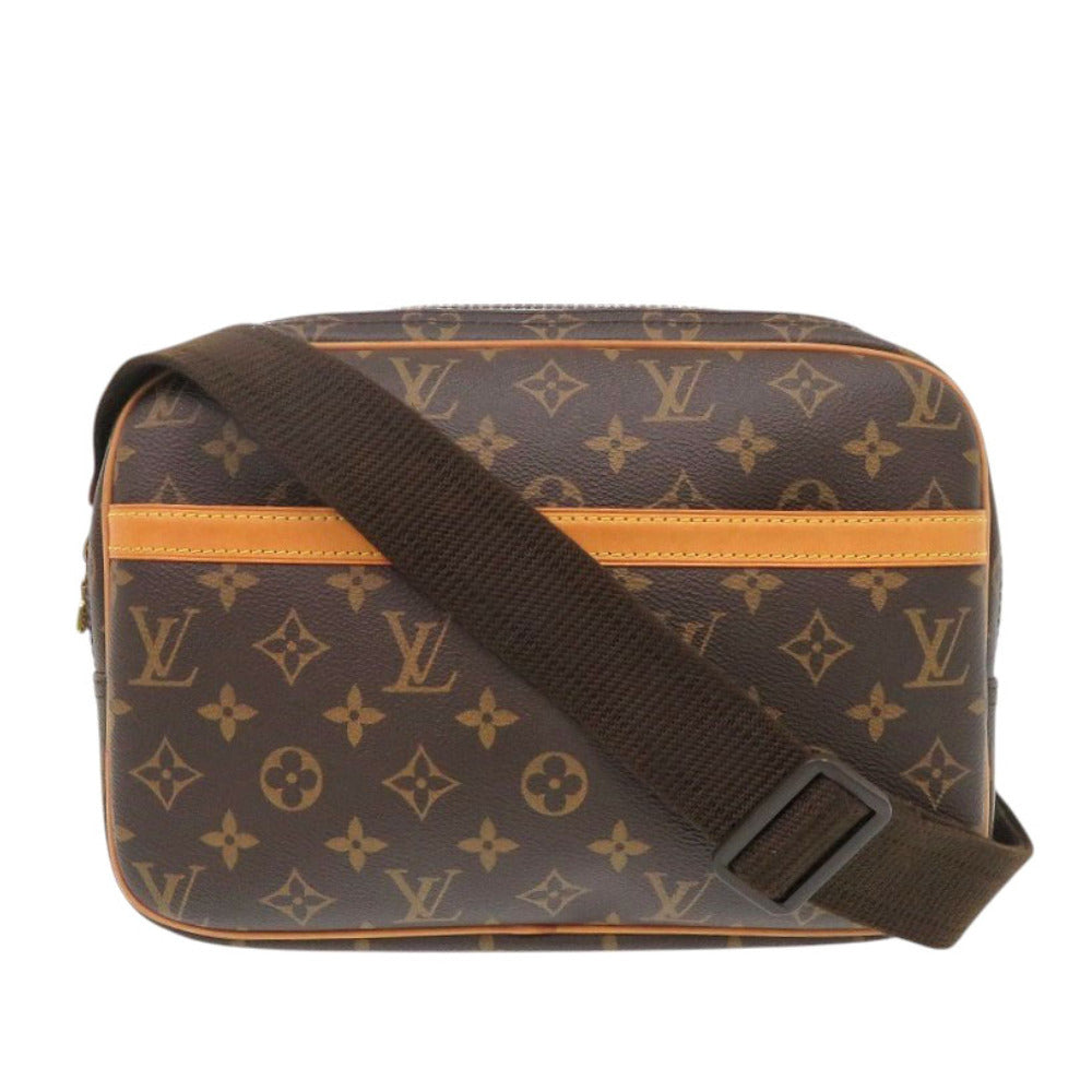 LOUIS VUITTON Shoulder Bag M45254 Monogram canvas Brown Monogram Reporter PM