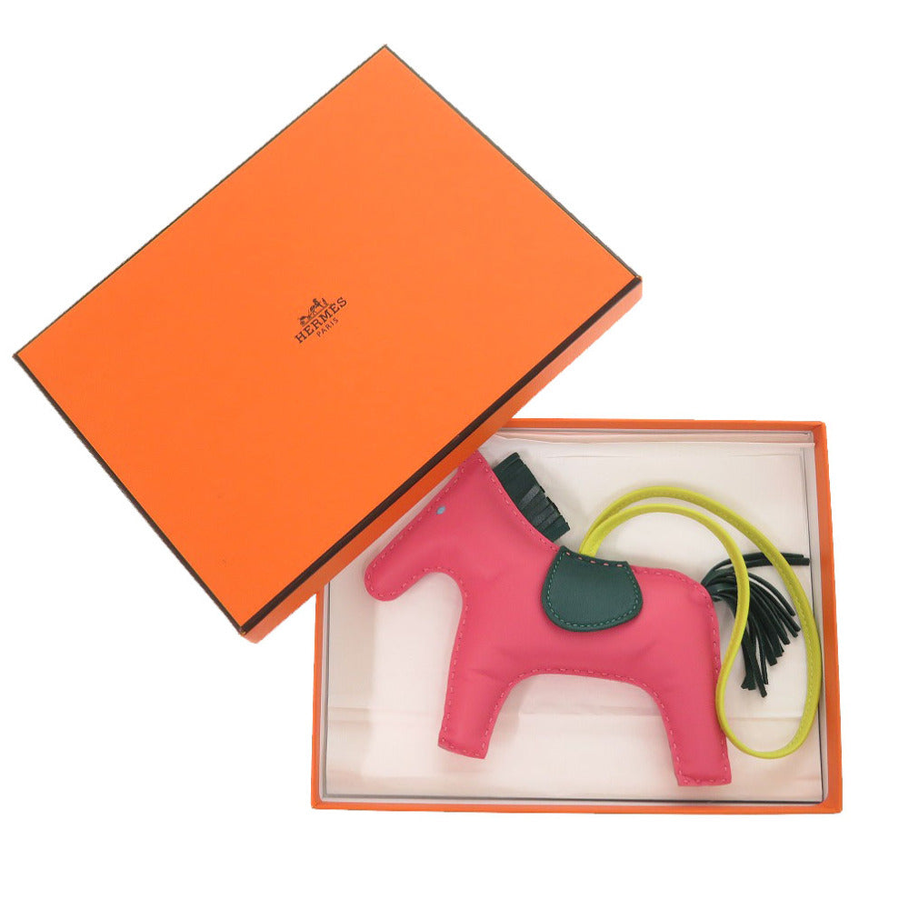 HERMES key ring Anyo Miro Rose azare Rodeo GM Women