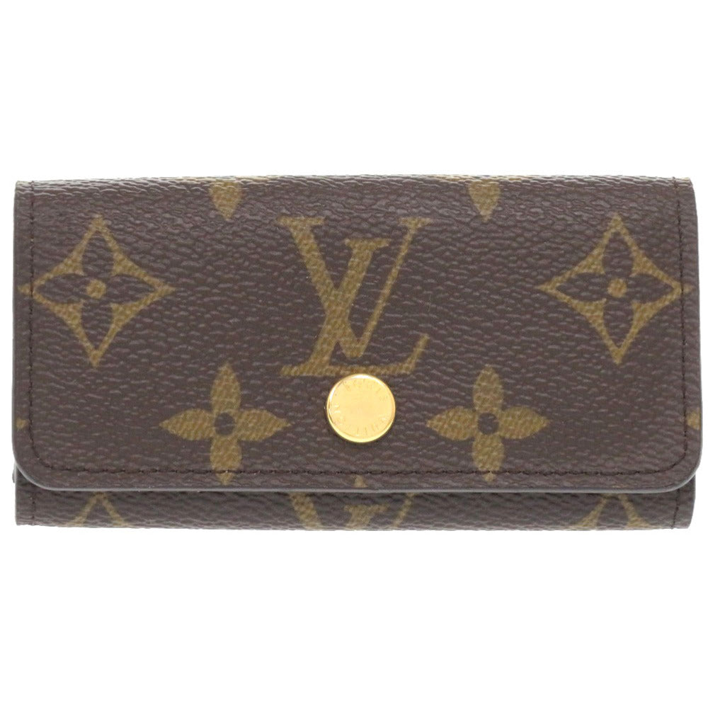 LOUIS VUITTON Key case Key holder M69517 Monogram canvas Brown Monogram Multicles4