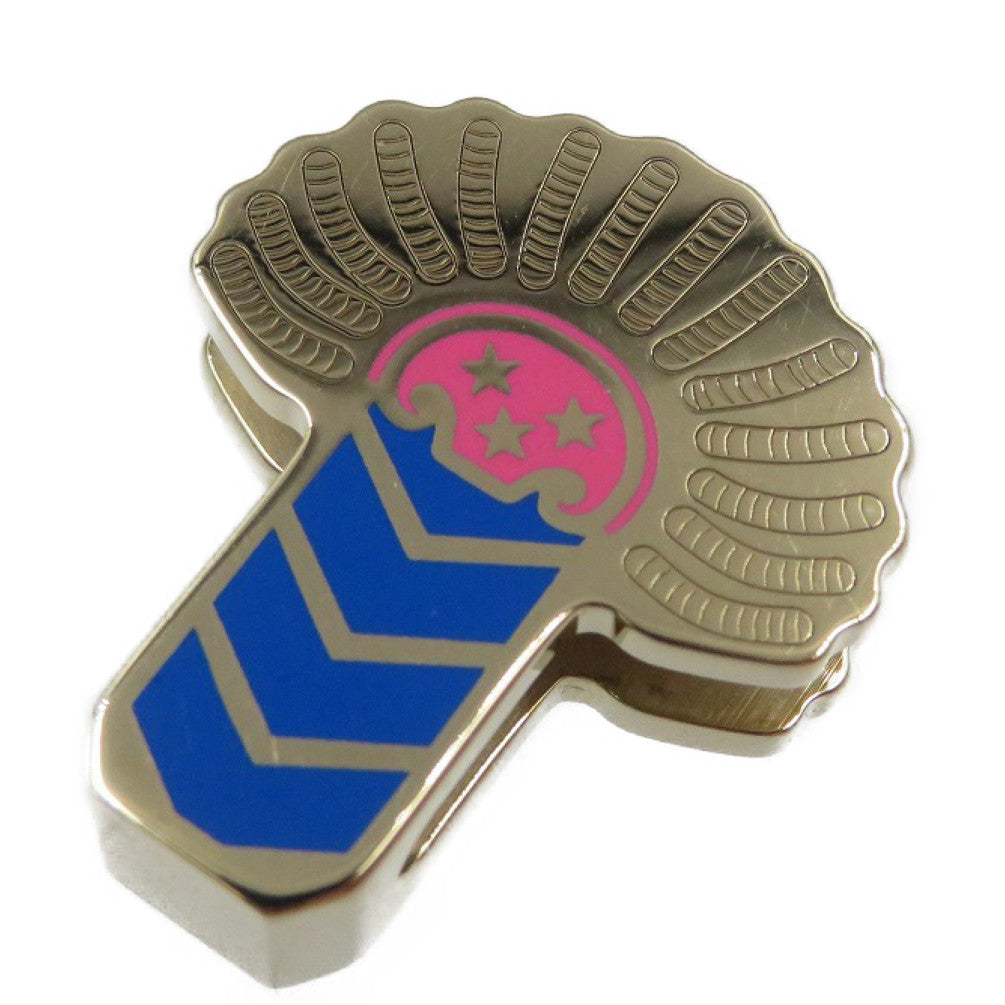 HERMES Scarf ring metal gold Twilly Ring Epaulette Women