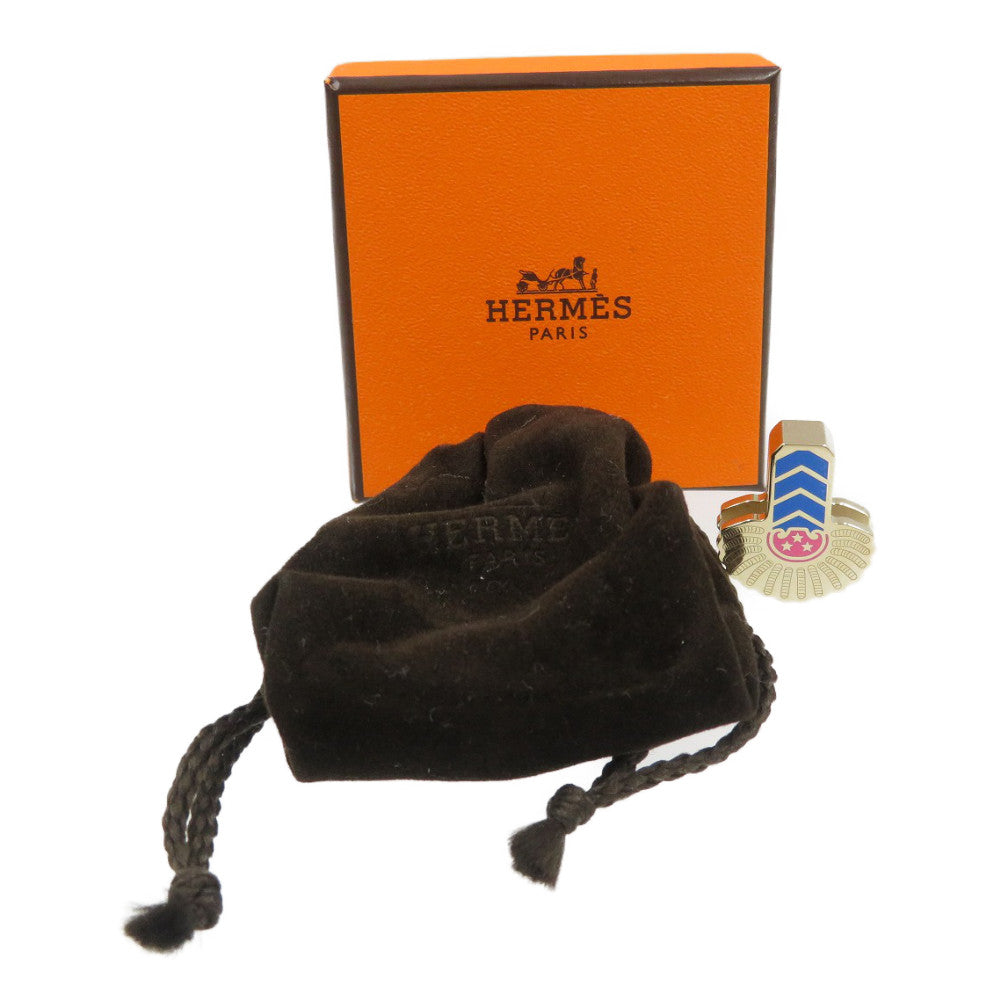 HERMES Scarf ring metal gold Twilly Ring Epaulette Women