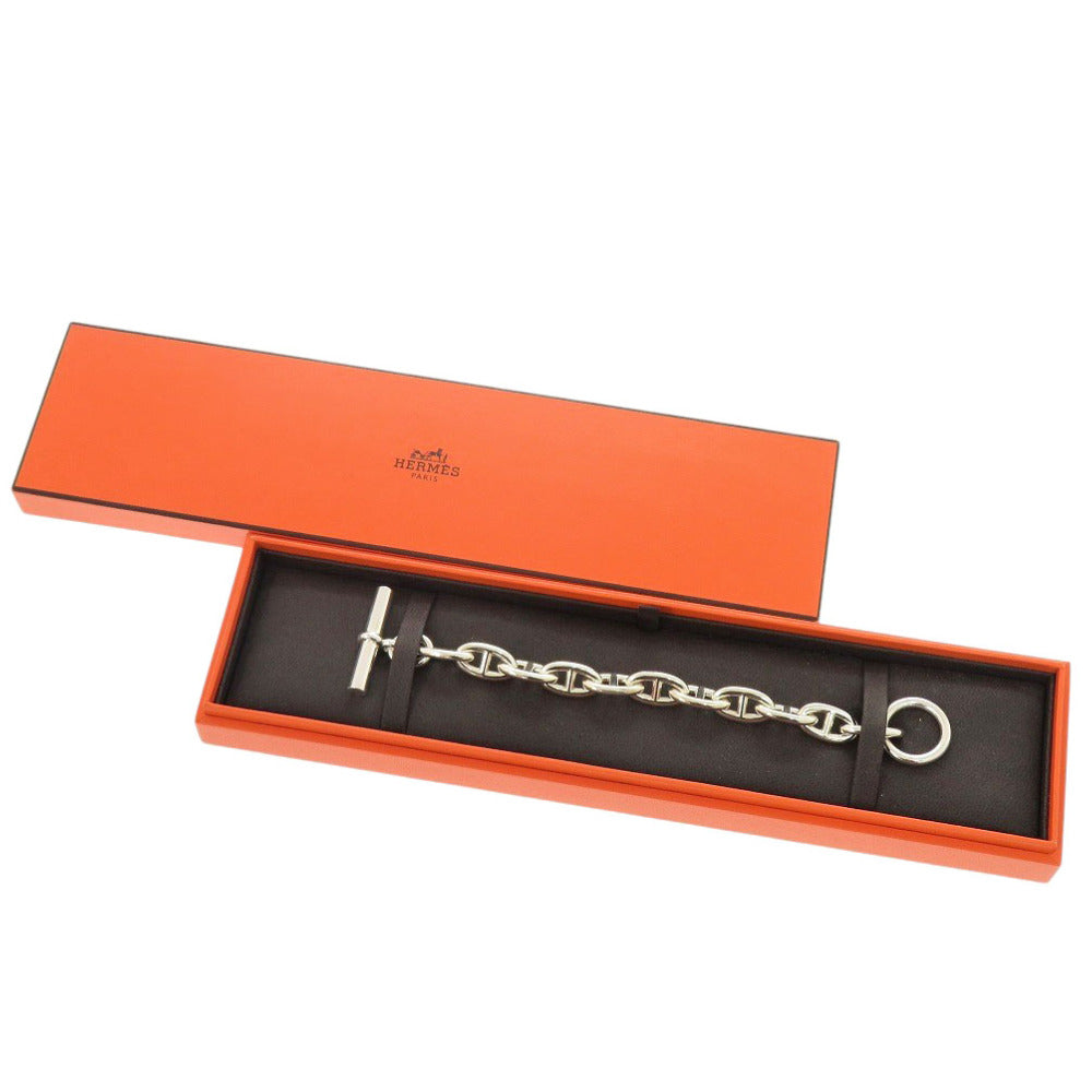 HERMES bracelet Silver925 Silver Chene Dunkle GM 11 frames unisex(Unisex)