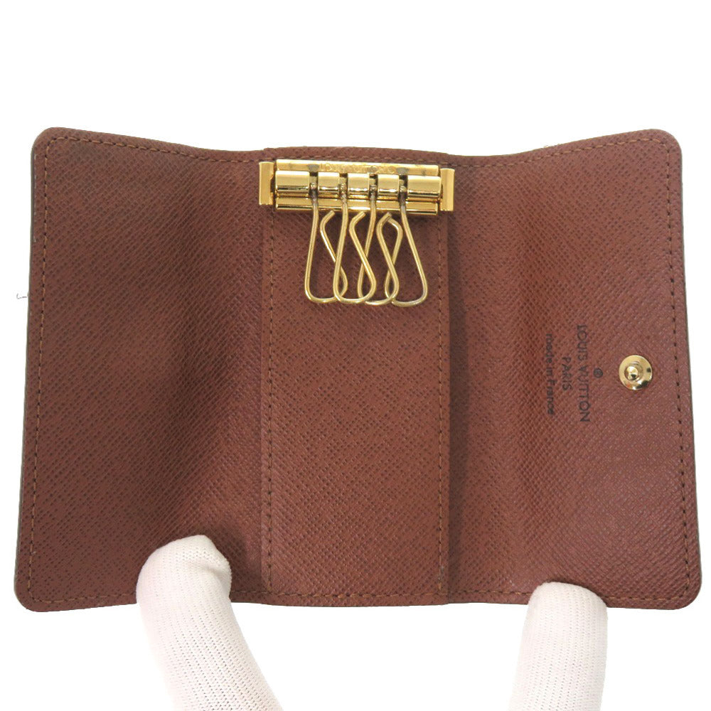 LOUIS VUITTON Key case Key holder  M69517 Monogram canvas Brown Monogram Multicles4 Women