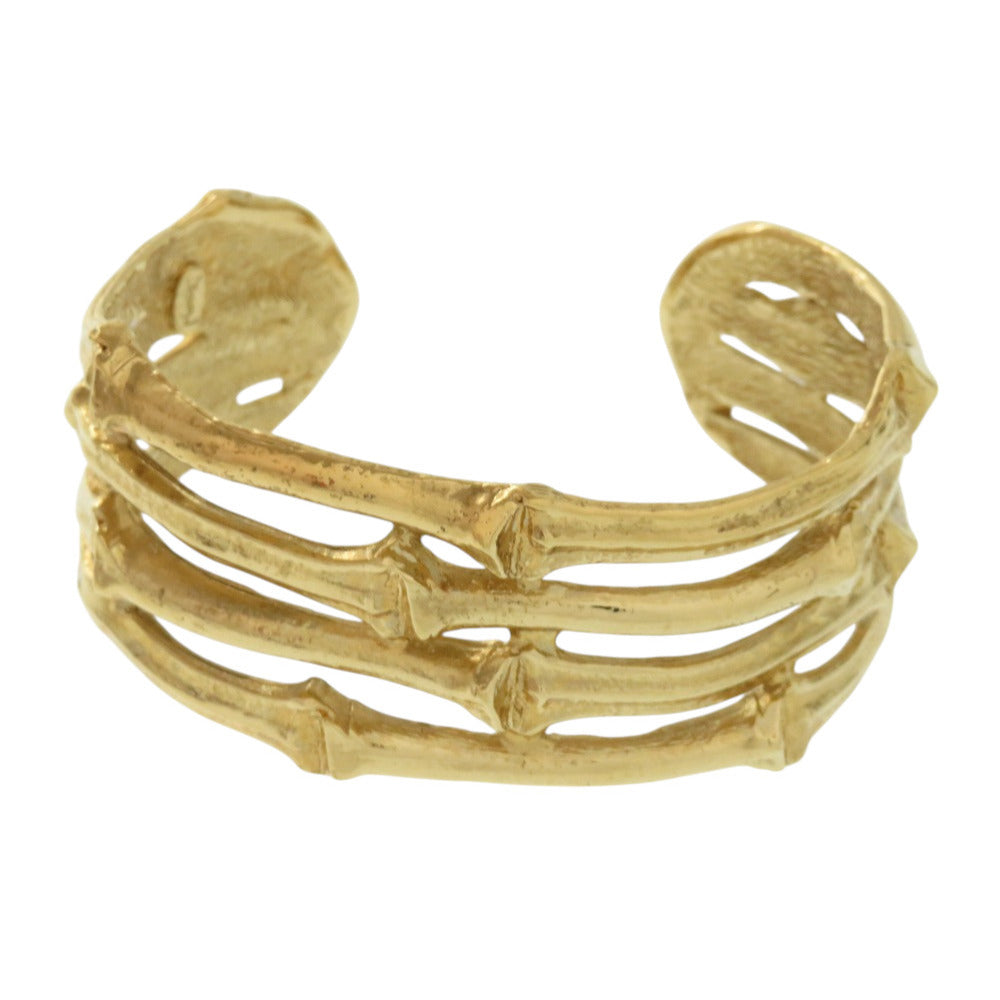 YVES SAINT LAURENT Bangle metal gold vintage unisex(Unisex)