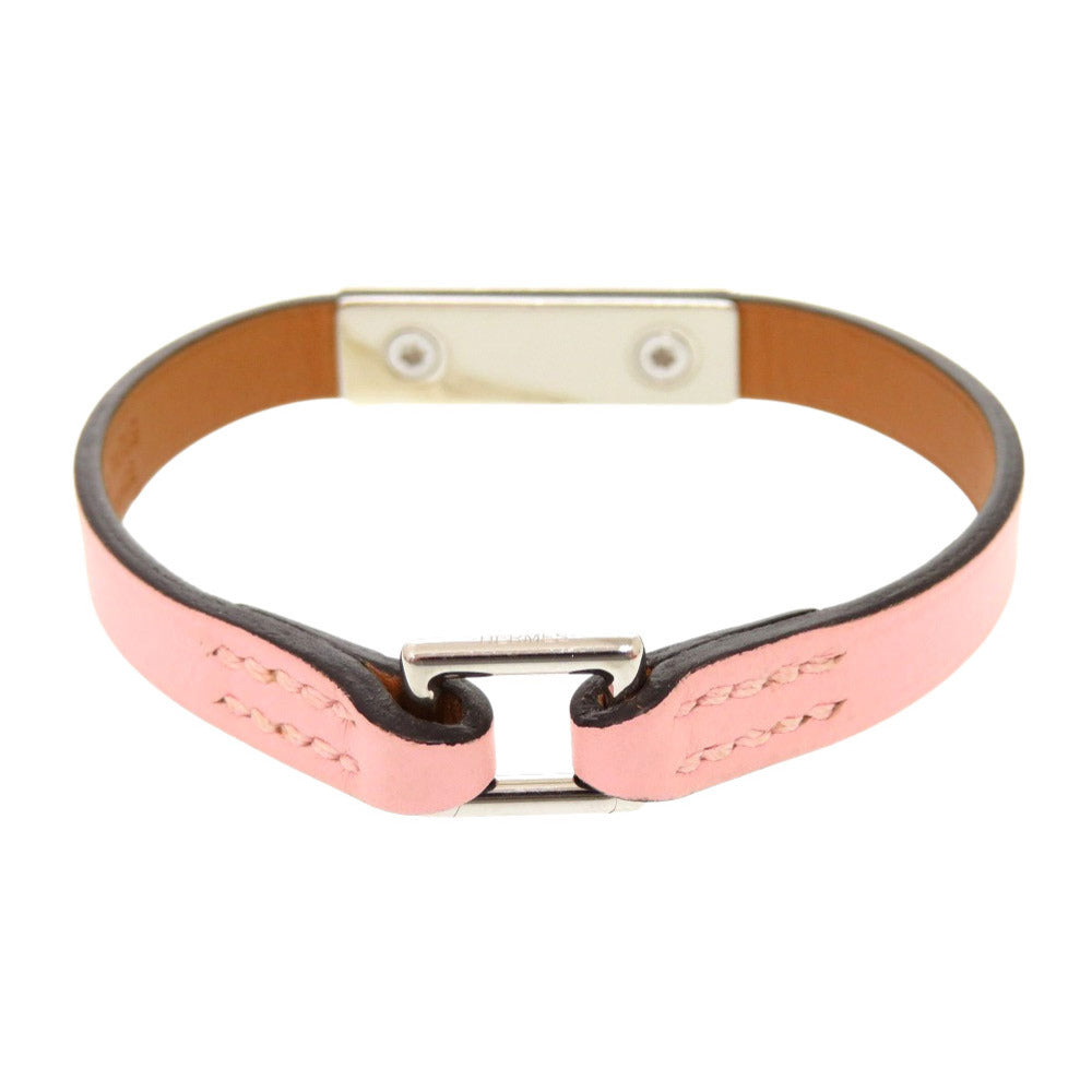 HERMES bracelet Vaux Swift Rose cherry Micro kelly Women