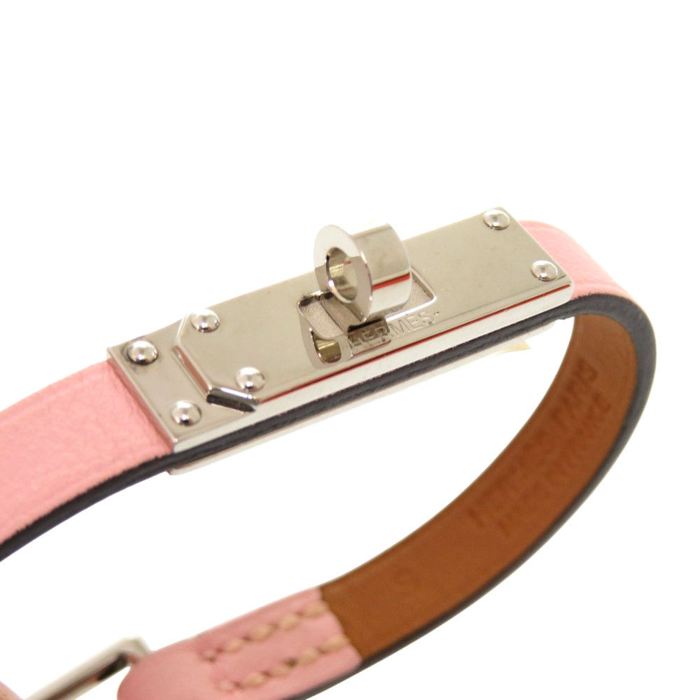 HERMES bracelet Vaux Swift Rose cherry Micro kelly Women