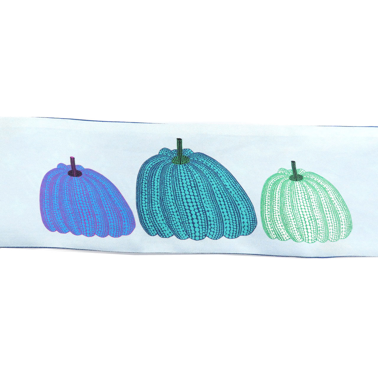 LOUIS VUITTON scarf M78391 silk blue LVxYK Bando Pumpkin Women