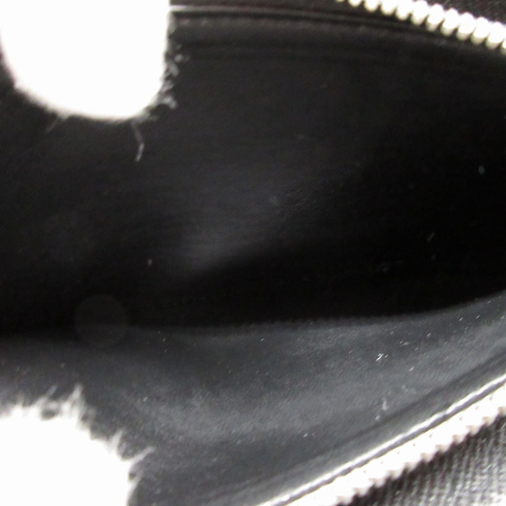 LOUIS VUITTON Long Wallet Purse M61857 Epi Leather Noir Zip Around Epi Zippy wallet Women(Unisex)
