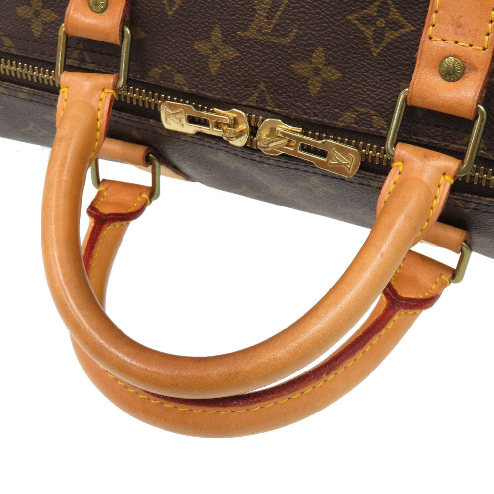 LOUIS VUITTON Boston Duffel bag M41424 Monogram canvas Brown Monogram Keepall 55 mens(Unisex)