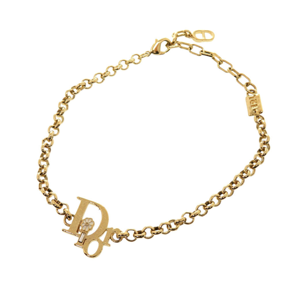 Dior bracelet metal gold logo Women