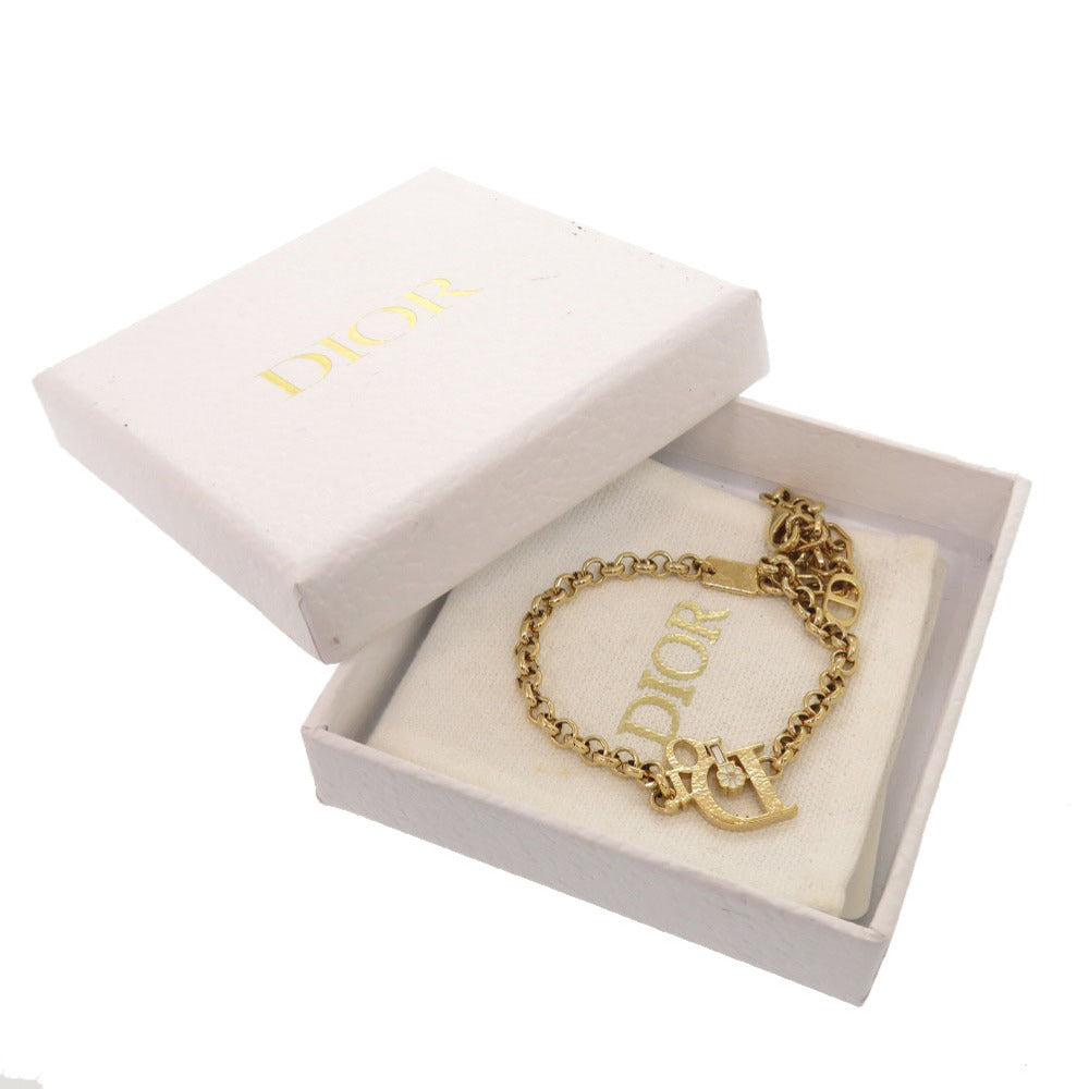 Dior bracelet metal gold logo Women