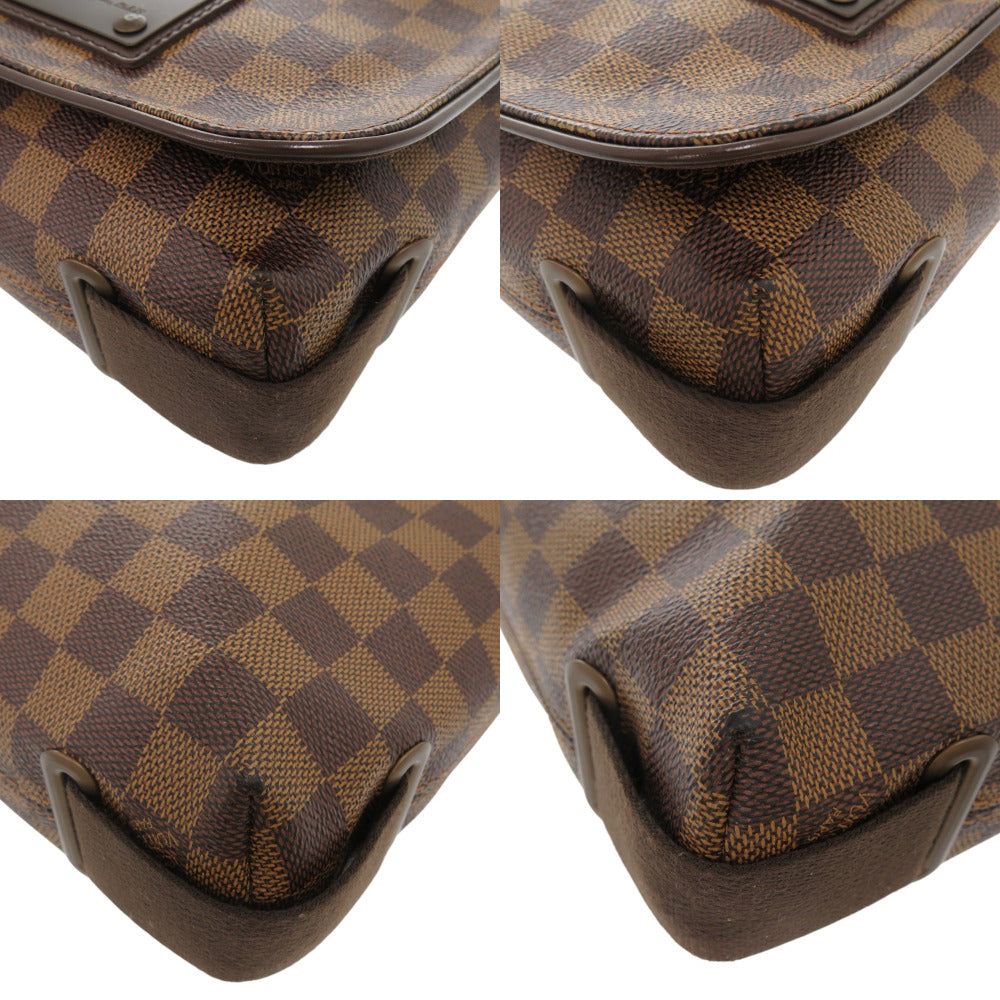 LOUIS VUITTON Shoulder Bag N51210 Damier canvas Ebene Damier Brooklyn PM Women