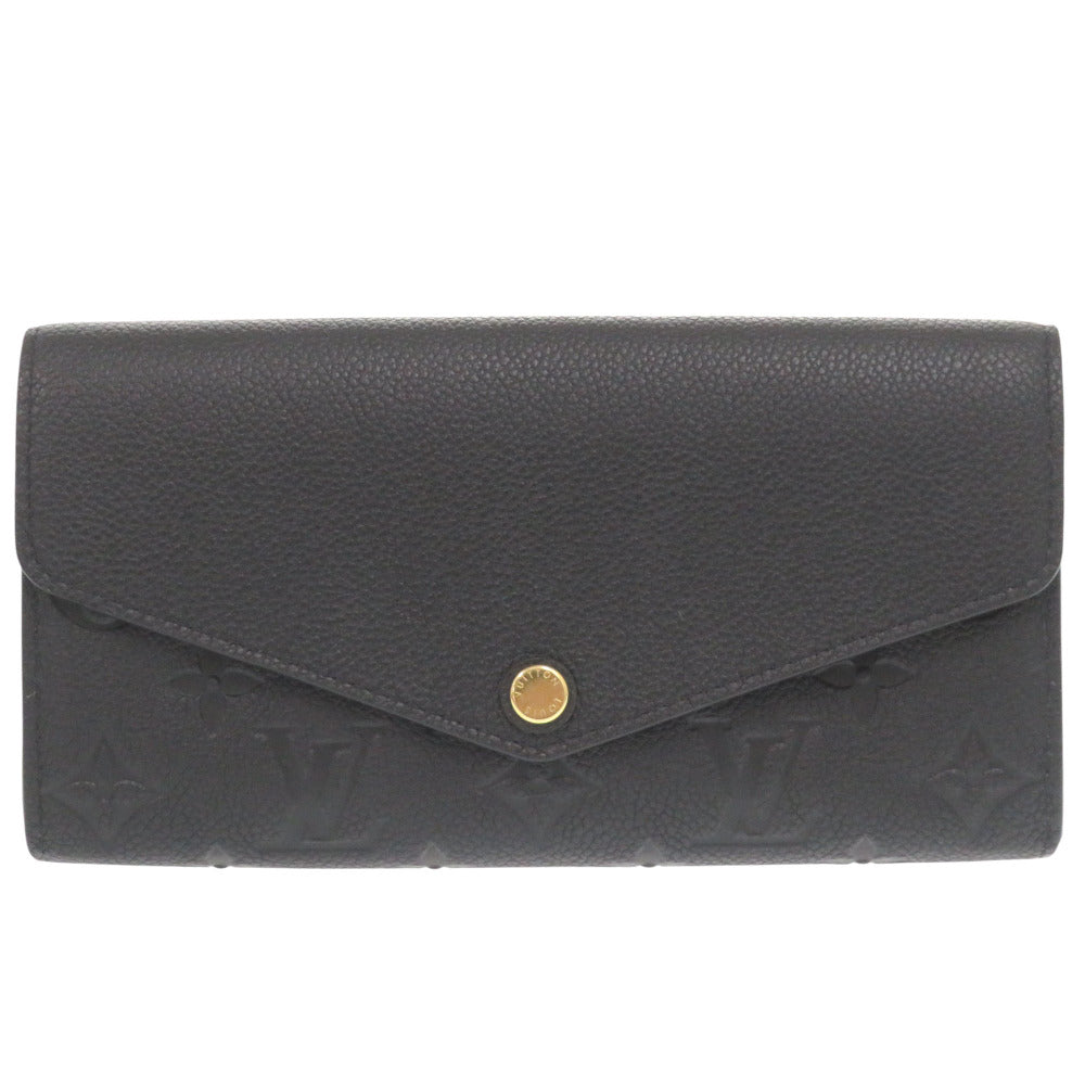 LOUIS VUITTON Long Wallet Purse M61182 Monogram Ann Platt black Monogram Ann Platt Portefeuille Sarah Women