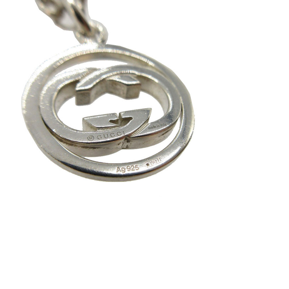 GUCCI Necklace Silver925 Silver Interlocking G mens