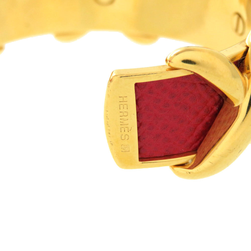 HERMES Bangle metal Red cross Women