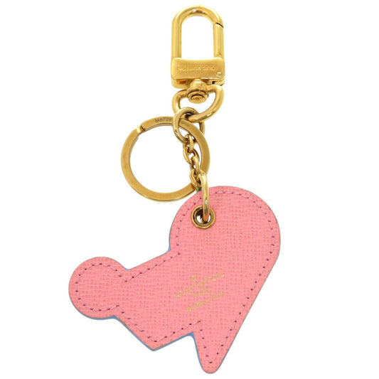 LOUIS VUITTON key ring M67291 leather black Portocle Summer Feel Ice Cream