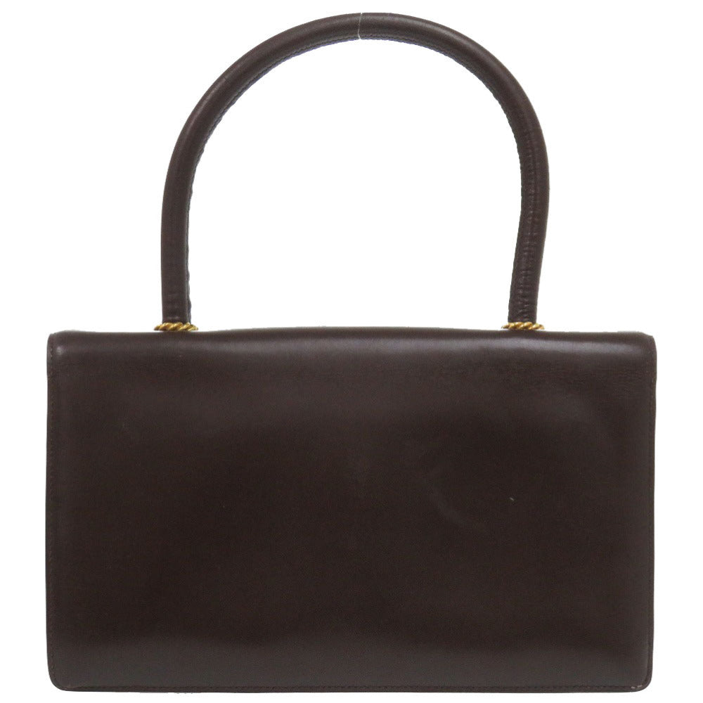 HERMES Handbag Box scarf Brown Escal Women