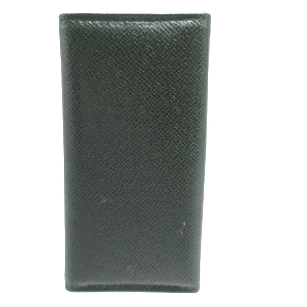 LOUIS VUITTON Key case Key holder  Taiga green 4 hooks Taiga Multicles unisex(Unisex)
