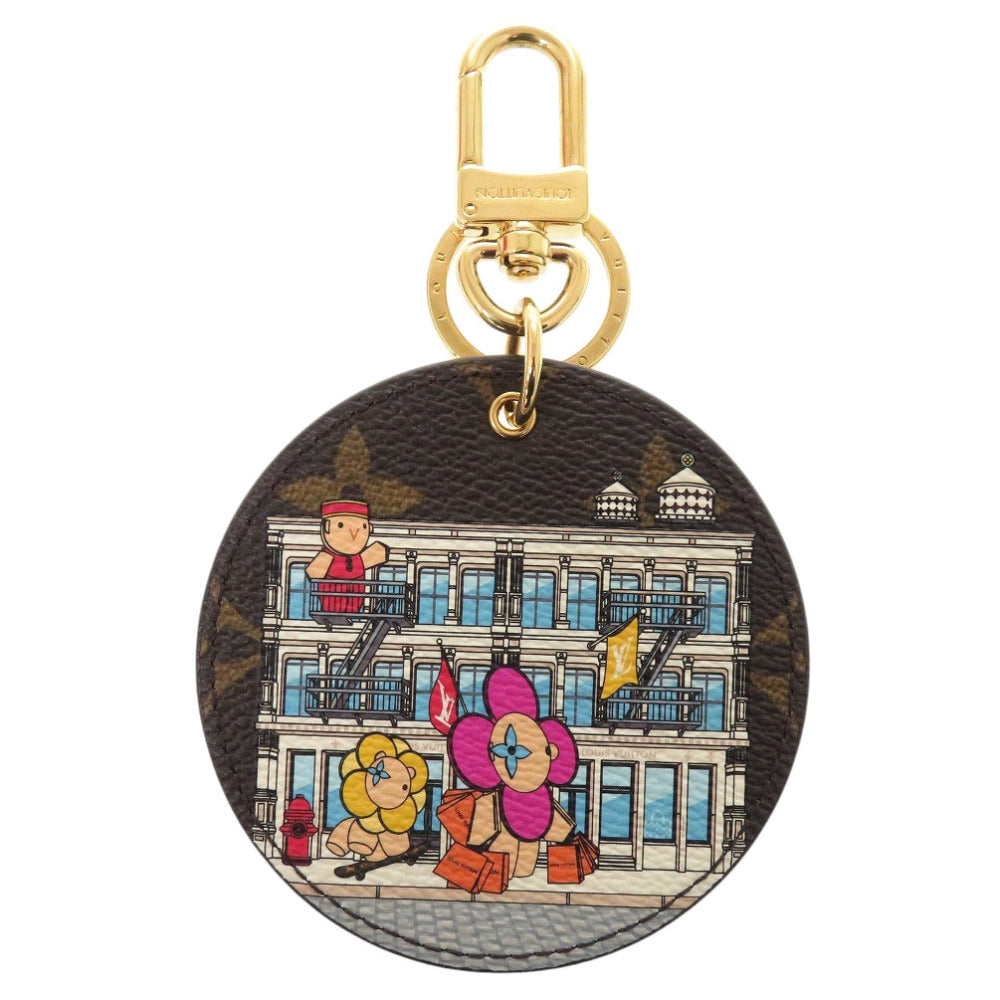 LOUIS VUITTON key ring M00873 Monogram canvas Brown Vivienne Monogram Porto Creile Rustre Women