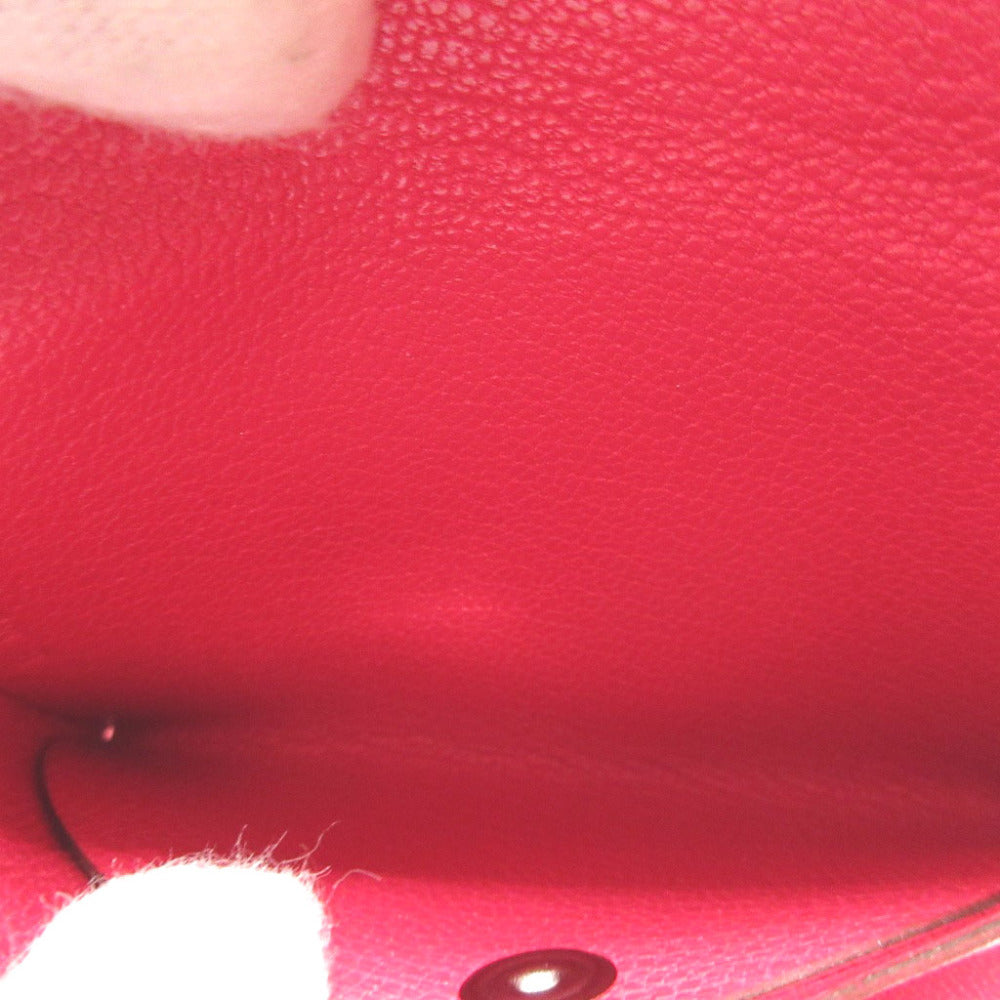 HERMES Coin case Shave Rose Extreme card Calvi duo unisex(Unisex)
