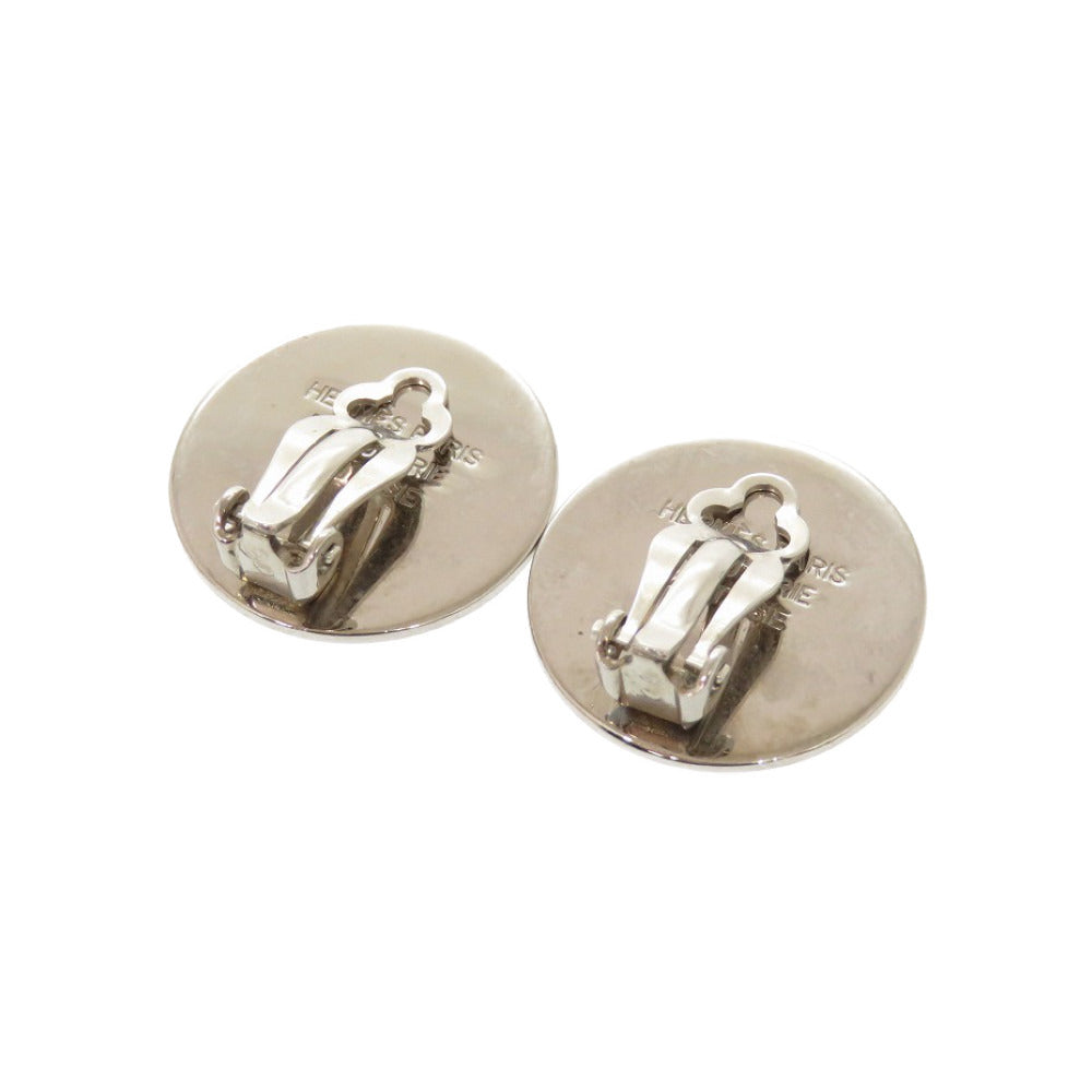 HERMES Earring metal Silver Serie Women