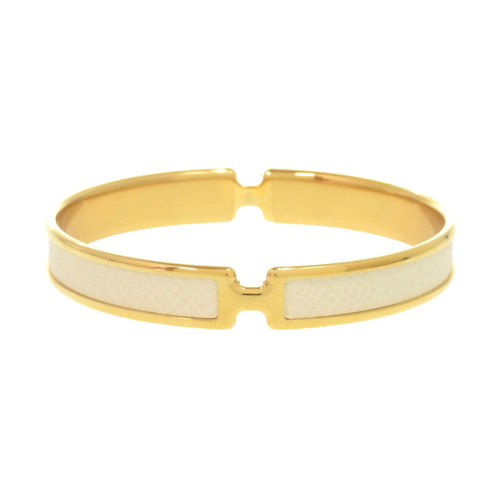 HERMES Bangle Epsom white Olympe Women T3