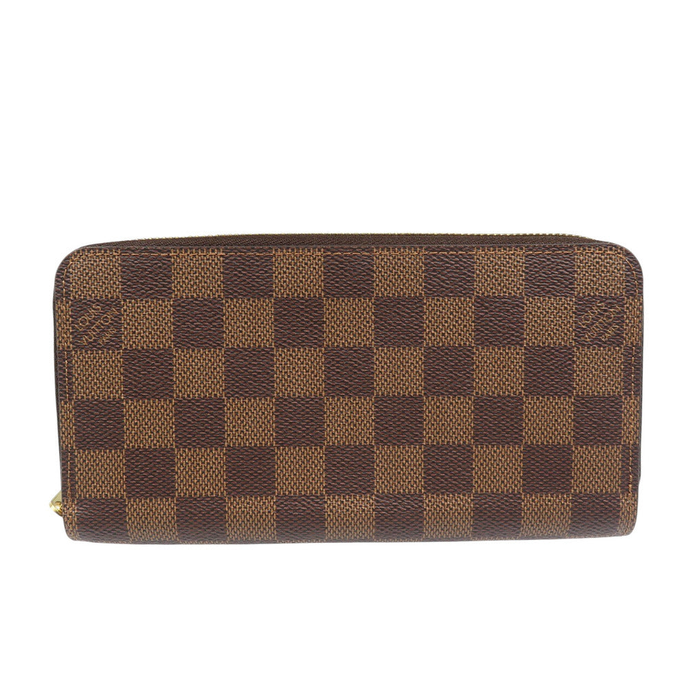 LOUIS VUITTON Long Wallet Purse N60046 Damier canvas Rose Valerie Damier Zippy wallet Women