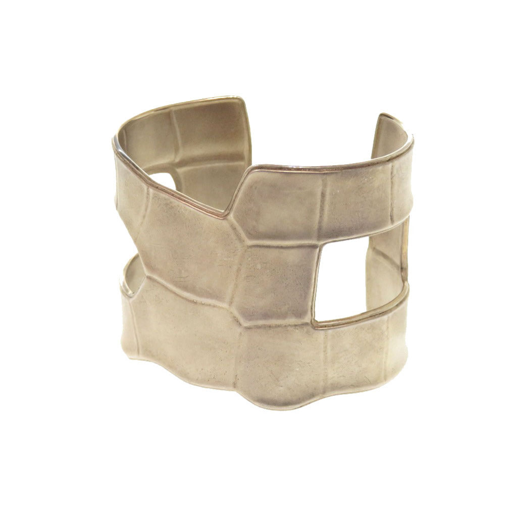 HERMES Bangle Ag925 Silver Memoire Bangle Women