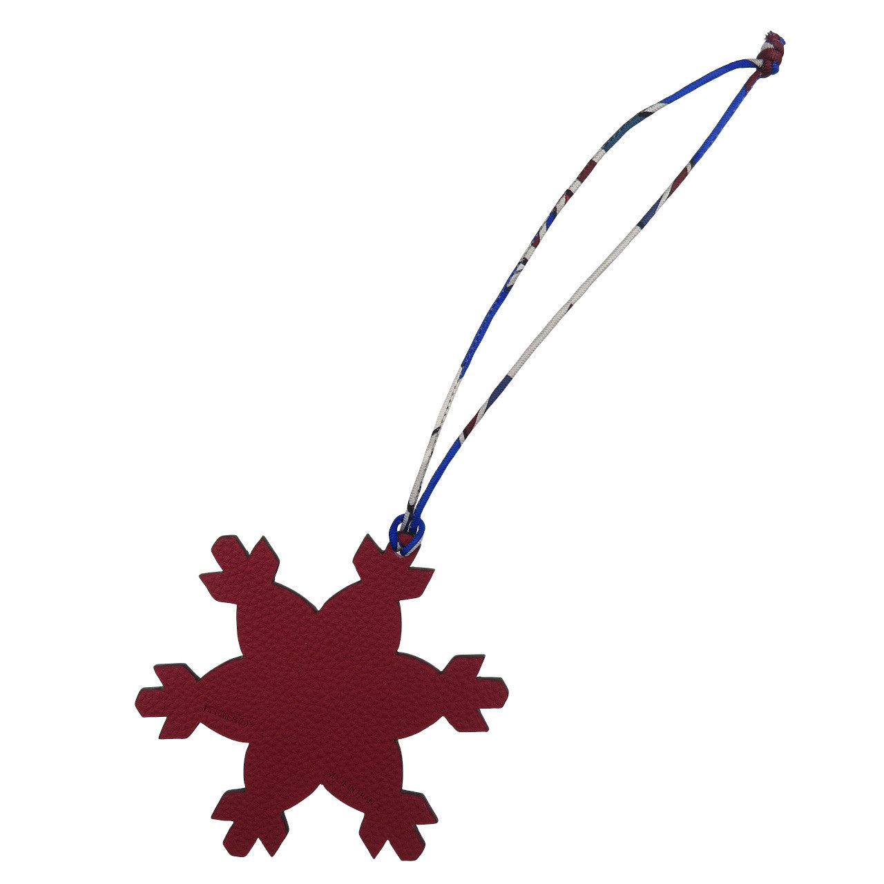 HERMES key ring Epsom, Silk pink Petite Ash Snowflake Women