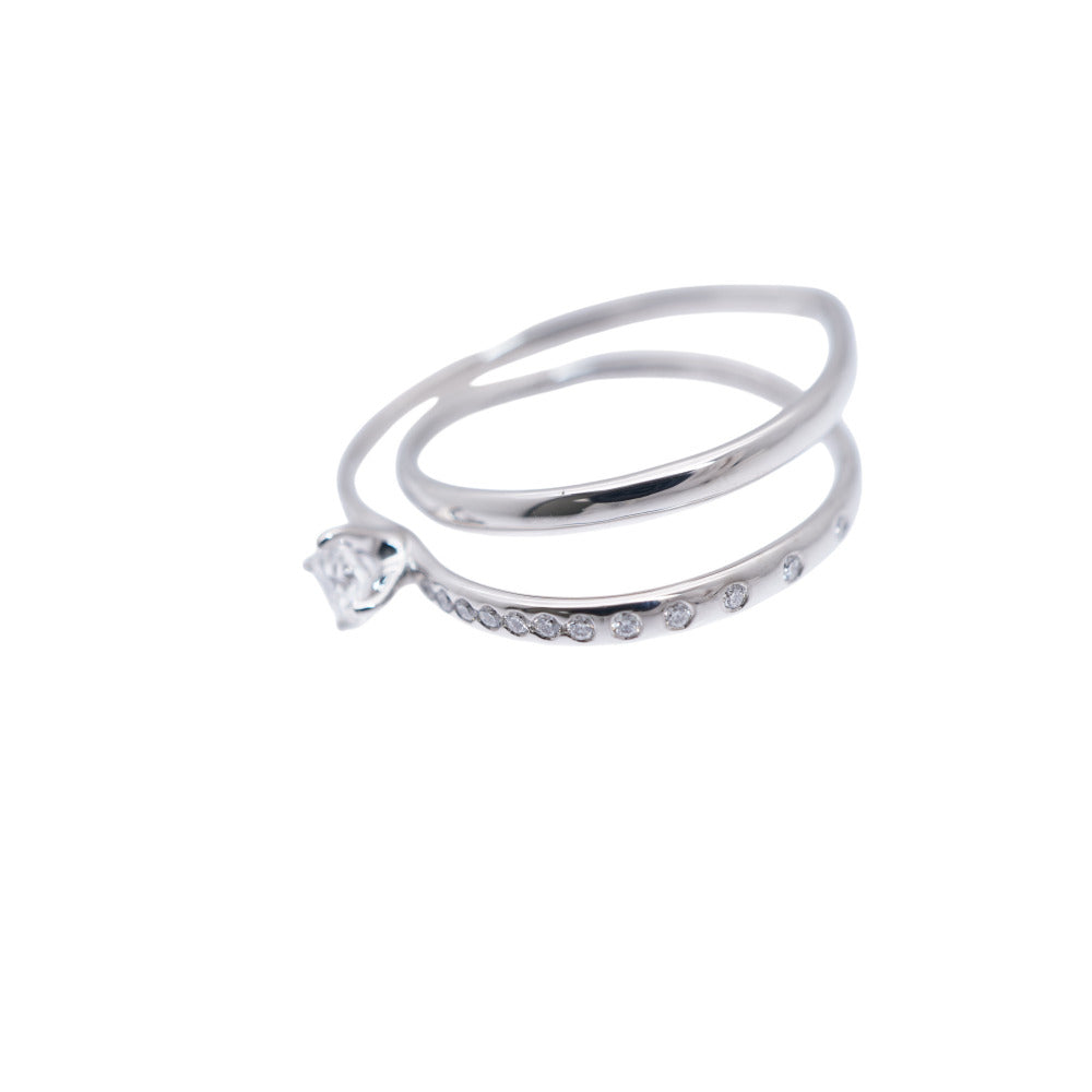 HERMES Ring K18 White Gold, Diamond White gold Vertige Cool 0.30ct 50