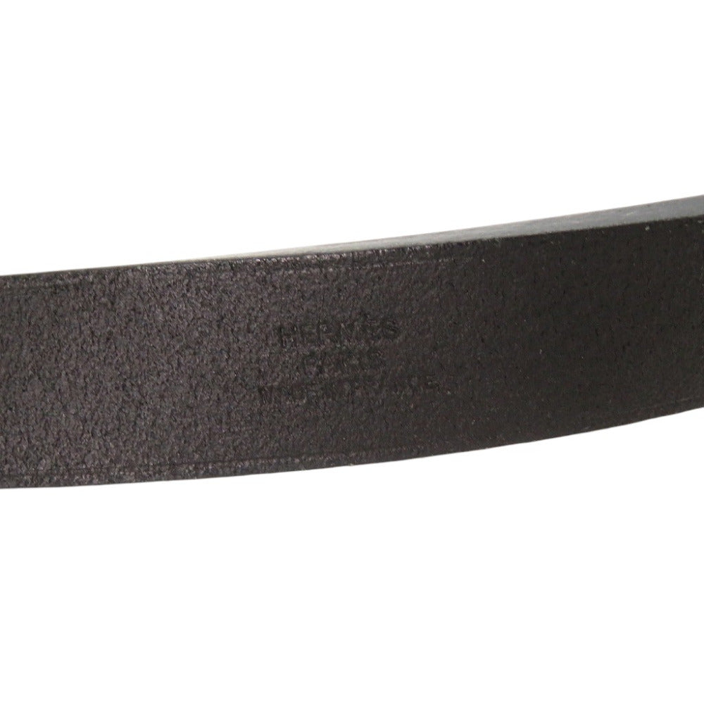 HERMES belt Vaux Swift black Horsebit Buckle Women 90